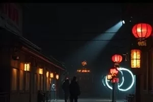 横向主推大图：夜雨中的城市高架桥，车灯拉出长长的橙色光带
