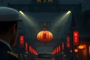 《玻璃温室》封面:阳光穿透玻璃温室顶棚落在成排盆栽上